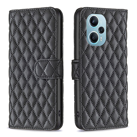 Coque Portefeuille Livre Cuir Etui Clapet B19F pour Xiaomi Poco F5 5G Noir