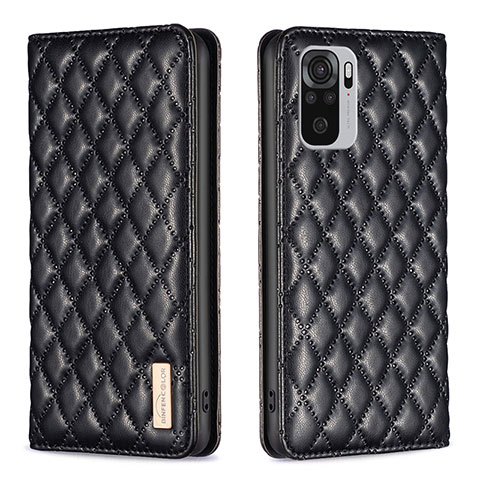 Coque Portefeuille Livre Cuir Etui Clapet B19F pour Xiaomi Poco M5S Noir