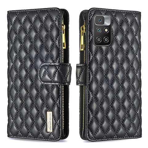 Coque Portefeuille Livre Cuir Etui Clapet B19F pour Xiaomi Redmi Note 11 4G (2021) Noir