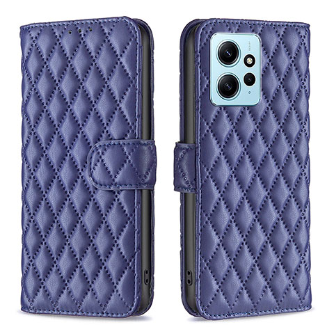 Coque Portefeuille Livre Cuir Etui Clapet B20F pour Xiaomi Redmi Note 12 4G Bleu