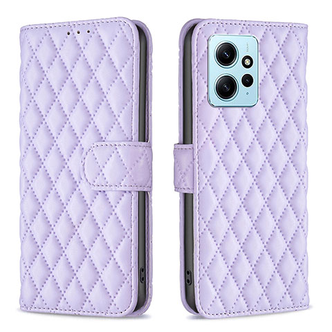 Coque Portefeuille Livre Cuir Etui Clapet B20F pour Xiaomi Redmi Note 12 4G Violet