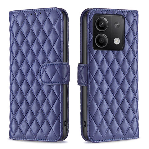 Coque Portefeuille Livre Cuir Etui Clapet B20F pour Xiaomi Redmi Note 13 5G Bleu