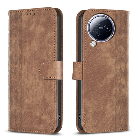 Coque Portefeuille Livre Cuir Etui Clapet B21F pour Xiaomi Civi 3 5G Marron