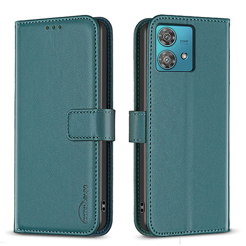 Coque Portefeuille Livre Cuir Etui Clapet B22F pour Motorola Moto Edge 40 Neo 5G Vert