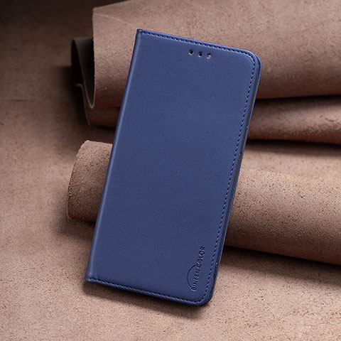Coque Portefeuille Livre Cuir Etui Clapet B24F pour Motorola Moto G73 5G Bleu