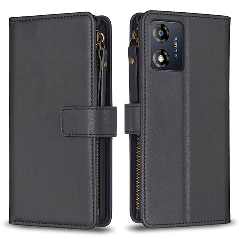 Coque Portefeuille Livre Cuir Etui Clapet B25F pour Motorola Moto E13 Noir