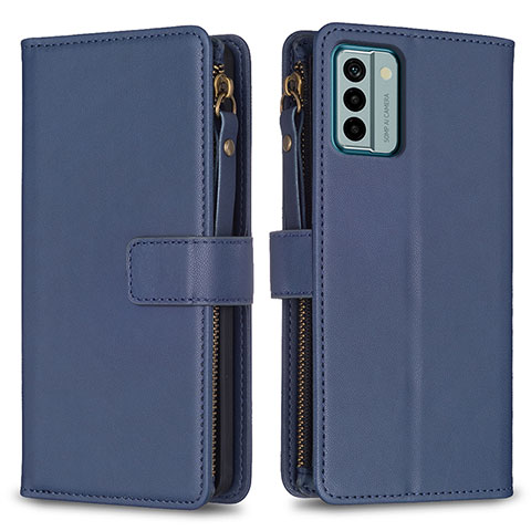 Coque Portefeuille Livre Cuir Etui Clapet B26F pour Nokia G22 Bleu