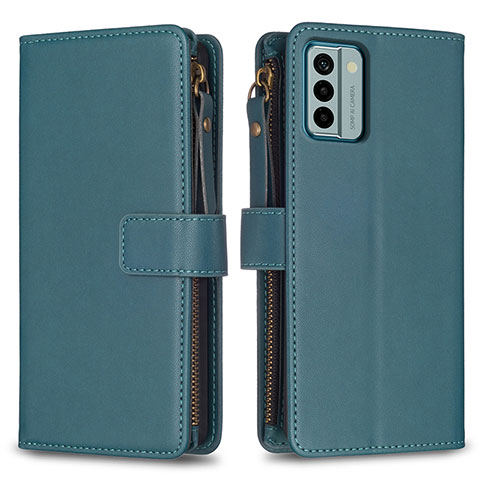 Coque Portefeuille Livre Cuir Etui Clapet B26F pour Nokia G22 Vert