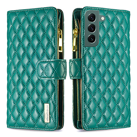 Coque Portefeuille Livre Cuir Etui Clapet BF1 pour Samsung Galaxy S23 5G Vert