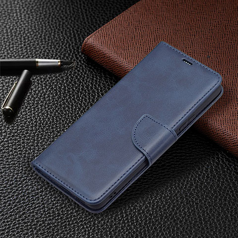 Coque Portefeuille Livre Cuir Etui Clapet BF1 pour Xiaomi Redmi Note 10 Pro 4G Bleu