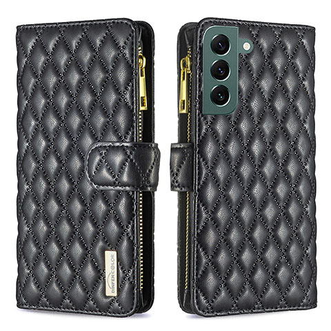 Coque Portefeuille Livre Cuir Etui Clapet BF2 pour Samsung Galaxy S22 Plus 5G Noir