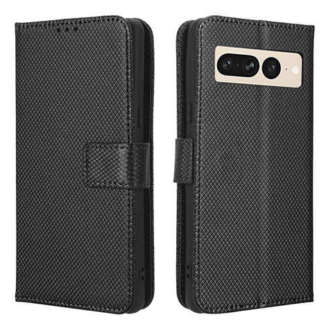 Coque Portefeuille Livre Cuir Etui Clapet BY1 pour Google Pixel 7 Pro 5G Noir