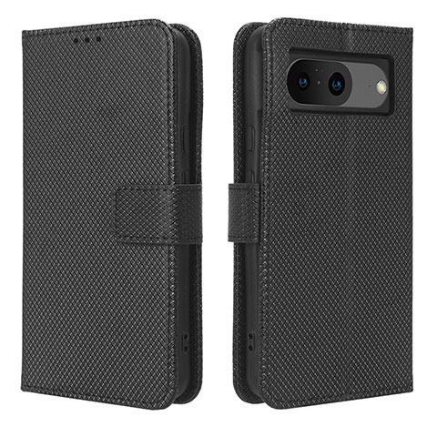 Coque Portefeuille Livre Cuir Etui Clapet BY1 pour Google Pixel 8 5G Noir