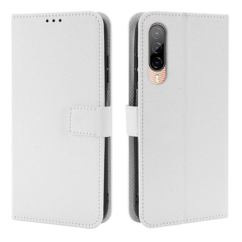 Coque Portefeuille Livre Cuir Etui Clapet BY1 pour HTC Desire 22 Pro 5G Blanc