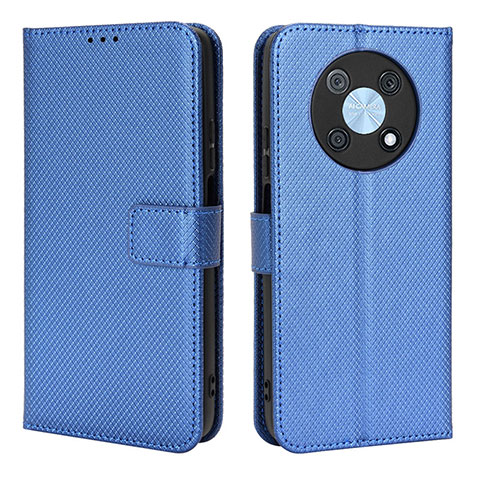 Coque Portefeuille Livre Cuir Etui Clapet BY1 pour Huawei Enjoy 50 Pro Bleu