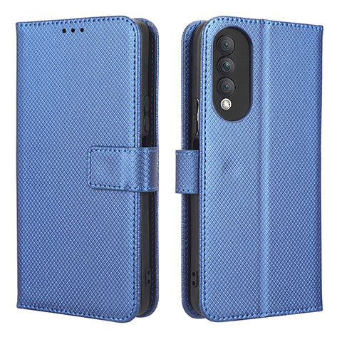 Coque Portefeuille Livre Cuir Etui Clapet BY1 pour Huawei Nova 10z Bleu