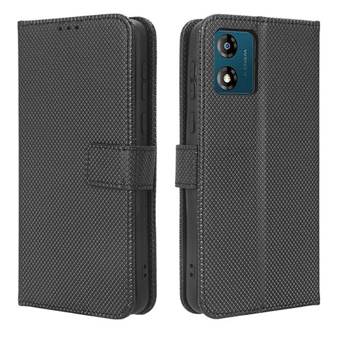 Coque Portefeuille Livre Cuir Etui Clapet BY1 pour Motorola Moto E13 Noir