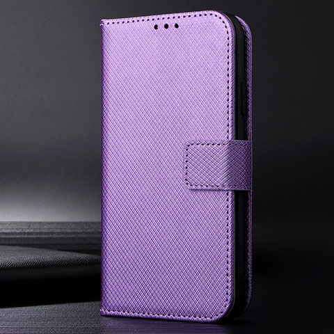 Coque Portefeuille Livre Cuir Etui Clapet BY1 pour Motorola Moto E7 Power Violet