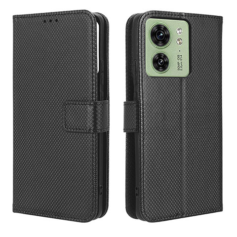 Coque Portefeuille Livre Cuir Etui Clapet BY1 pour Motorola Moto Edge (2023) 5G Noir