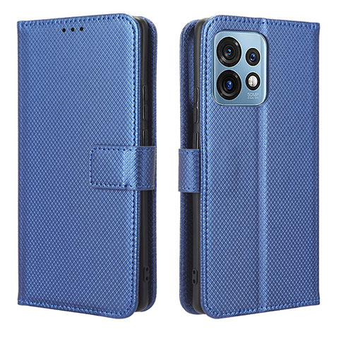 Coque Portefeuille Livre Cuir Etui Clapet BY1 pour Motorola Moto Edge 40 Pro 5G Bleu