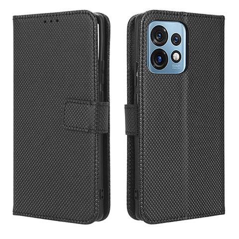 Coque Portefeuille Livre Cuir Etui Clapet BY1 pour Motorola Moto Edge Plus (2023) 5G Noir