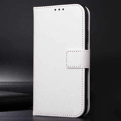 Coque Portefeuille Livre Cuir Etui Clapet BY1 pour Nokia 6.3 Blanc