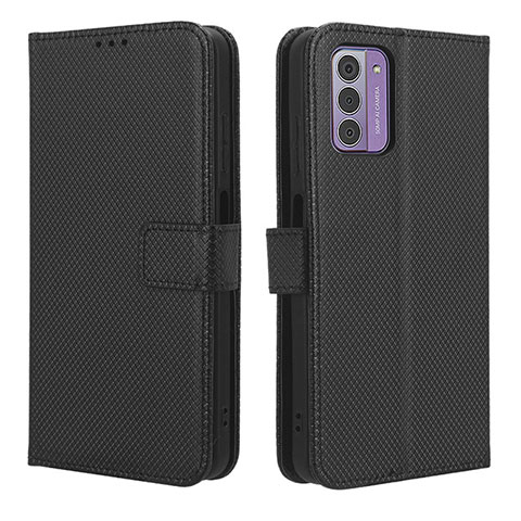 Coque Portefeuille Livre Cuir Etui Clapet BY1 pour Nokia C300 Noir