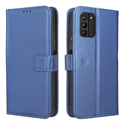 Coque Portefeuille Livre Cuir Etui Clapet BY1 pour Nokia G100 Bleu