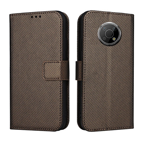 Coque Portefeuille Livre Cuir Etui Clapet BY1 pour Nokia G300 5G Marron