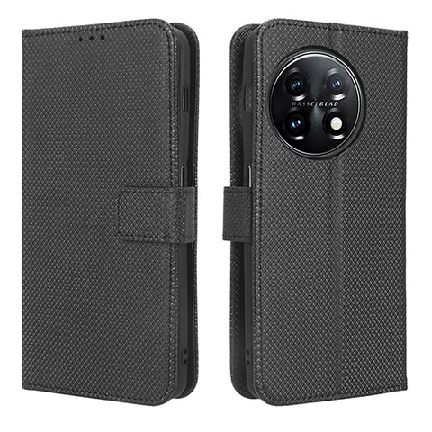 Coque Portefeuille Livre Cuir Etui Clapet BY1 pour OnePlus Ace 2 5G Noir