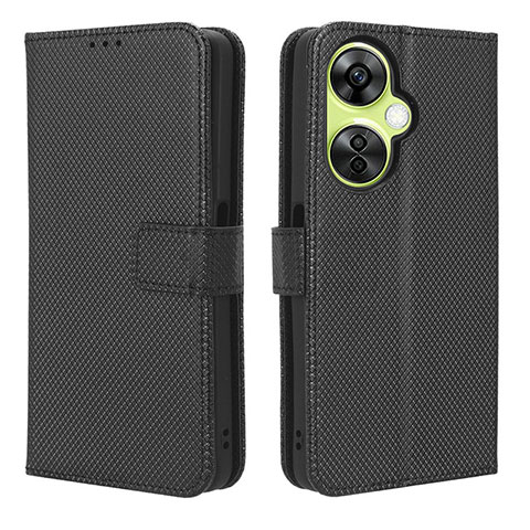 Coque Portefeuille Livre Cuir Etui Clapet BY1 pour OnePlus Nord CE 3 5G Noir