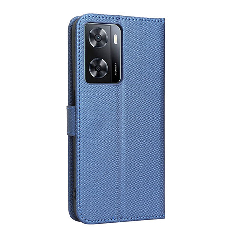 Coque Portefeuille Livre Cuir Etui Clapet BY1 pour OnePlus Nord N20 SE Bleu