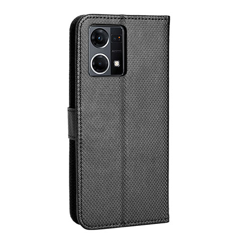 Coque Portefeuille Livre Cuir Etui Clapet BY1 pour Oppo F21 Pro 4G Noir