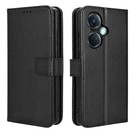 Coque Portefeuille Livre Cuir Etui Clapet BY1 pour Oppo K11 5G Noir