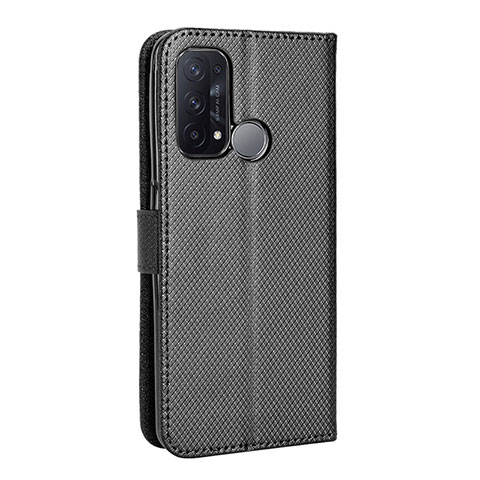 Coque Portefeuille Livre Cuir Etui Clapet BY1 pour Oppo Reno5 A Noir