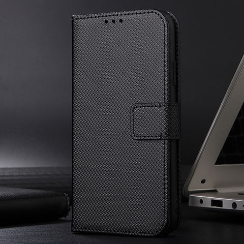 Coque Portefeuille Livre Cuir Etui Clapet BY1 pour Realme 8i Noir