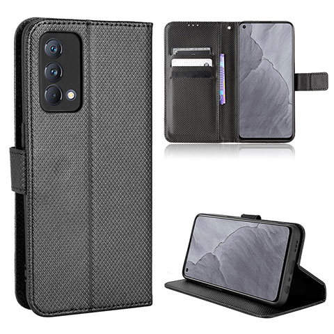 Coque Portefeuille Livre Cuir Etui Clapet BY1 pour Realme GT Master 5G Noir