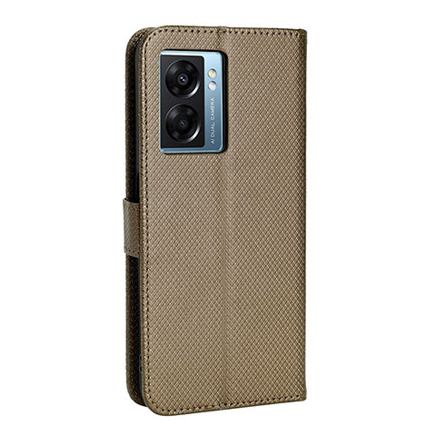 Coque Portefeuille Livre Cuir Etui Clapet BY1 pour Realme V23 5G Marron