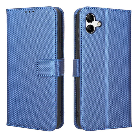 Coque Portefeuille Livre Cuir Etui Clapet BY1 pour Samsung Galaxy A05 Bleu