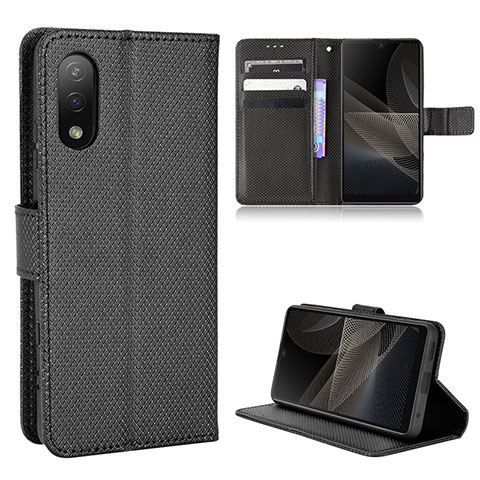 Coque Portefeuille Livre Cuir Etui Clapet BY1 pour Sony Xperia Ace II Noir