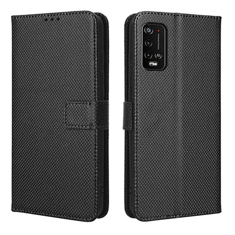 Coque Portefeuille Livre Cuir Etui Clapet BY1 pour Wiko Power U20 Noir