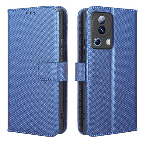 Coque Portefeuille Livre Cuir Etui Clapet BY1 pour Xiaomi Civi 2 5G Bleu