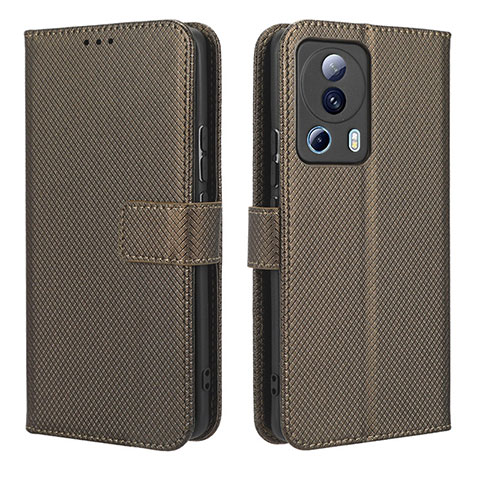 Coque Portefeuille Livre Cuir Etui Clapet BY1 pour Xiaomi Civi 2 5G Marron