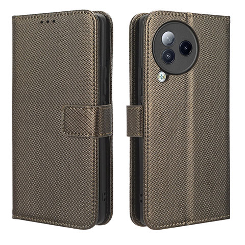 Coque Portefeuille Livre Cuir Etui Clapet BY1 pour Xiaomi Civi 3 5G Marron