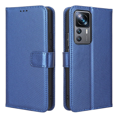 Coque Portefeuille Livre Cuir Etui Clapet BY1 pour Xiaomi Mi 12T Pro 5G Bleu