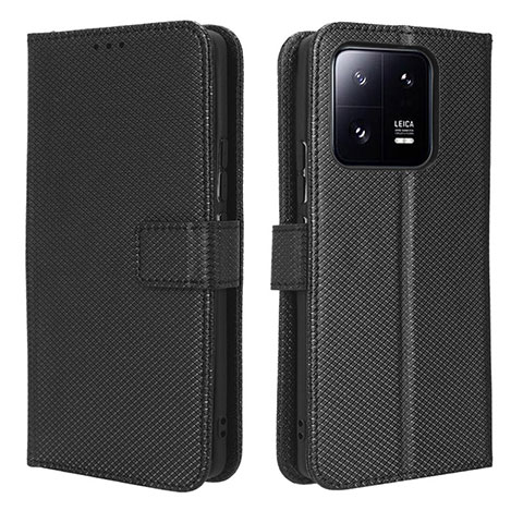 Coque Portefeuille Livre Cuir Etui Clapet BY1 pour Xiaomi Mi 13 Pro 5G Noir