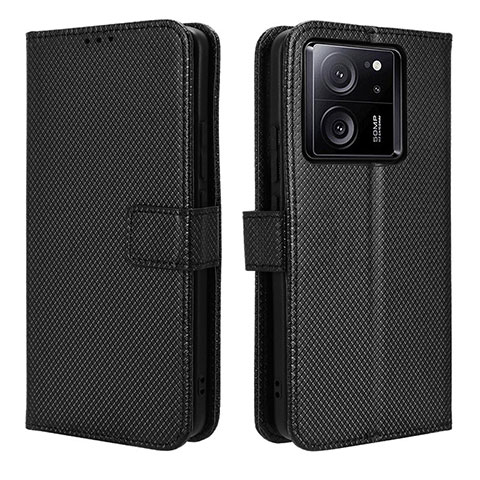 Coque Portefeuille Livre Cuir Etui Clapet BY1 pour Xiaomi Mi 13T 5G Noir