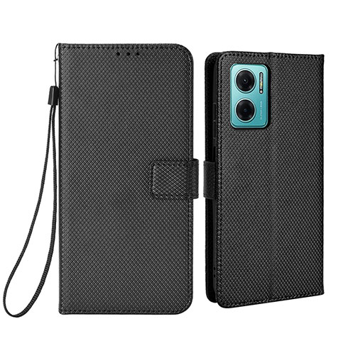 Coque Portefeuille Livre Cuir Etui Clapet BY1 pour Xiaomi Redmi 10 5G Noir