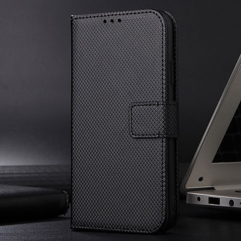 Coque Portefeuille Livre Cuir Etui Clapet BY1 pour Xiaomi Redmi 10 Power Noir