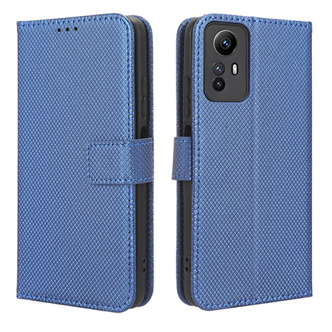 Coque Portefeuille Livre Cuir Etui Clapet BY1 pour Xiaomi Redmi Note 12S Bleu